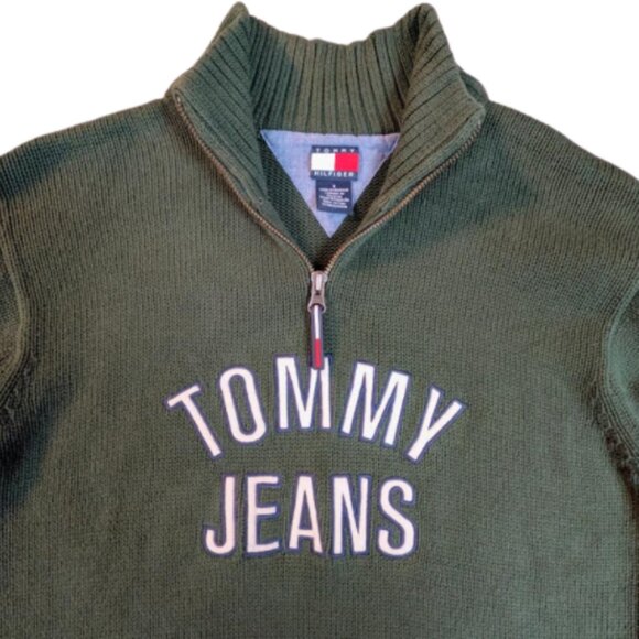 Tommy Hilfiger Women's Sweater in Olive Color - Picture 1 of 9